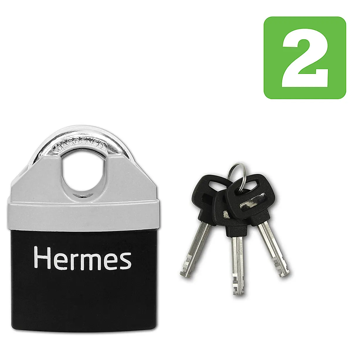 Visací zámek. RICHTER RV.HERMES.65, RICHTER černá
