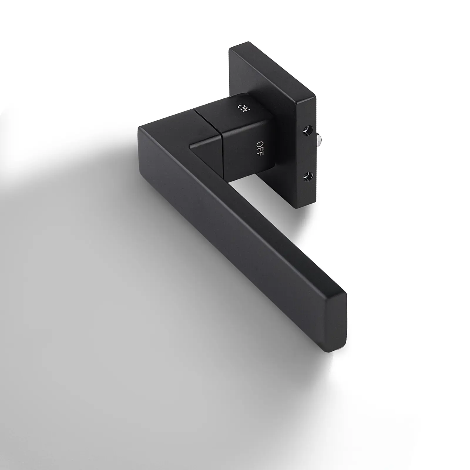 Dveřní kování COBRA GAIA-S EASY LOCK (černá), klika-klika, Uzamykání na klice, COBRA ČERNÁ