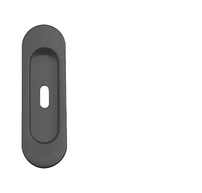 Mušle na posuvné dveře MP FT - BB / S - 3665AF (ANT - Antracit), Otvor pro obyčejný klíč BB, MP antracit