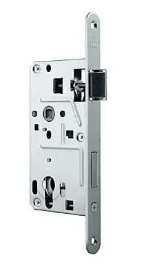 Zadlabací zámek MP MPK - PZ 72/80 - D 2155 L/P (Bílý pozink), Otvor na cylindrickou vložku PZ, MP BÍLÁ