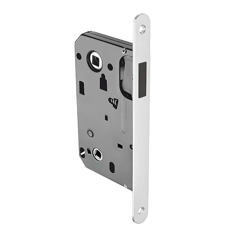 Magnetický zámek MP TI - 3599 WC 90 (WS - Bílá matná), WC klíč, MP WS (bílá mat), 90 mm