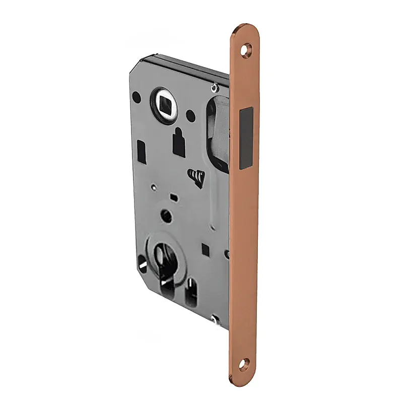 Magnetický zámek MP TI - 3598 PZ 85 (CUM - Měď matná), Otvor na cylindrickou vložku PZ, MP CUM (matná měď), 85 mm