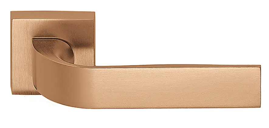 Dveřní kování TWIN EIDOS Q 03 HR (RC), klika-klika, Otvor na cylindrickou vložku PZ, TWIN RC (red copper)