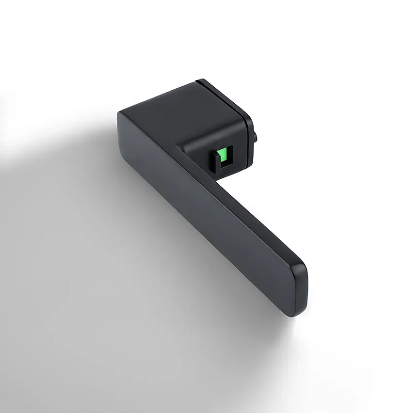 Dveřní kování COBRA STRIGA-S EASY LOCK (černá), klika-klika, Uzamykání na klice, COBRA ČERNÁ