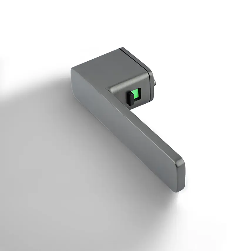 Dveřní kování COBRA STRIGA-S EASY LOCK (titan), klika-klika, Uzamykání na klice, COBRA TIT (titan)