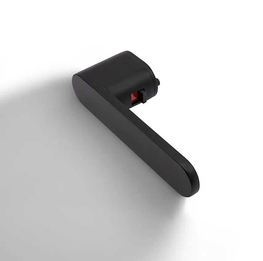 Dveřní kování COBRA OMEGA-S EASY LOCK XL pro dveře 48-60 mm (černá), klika-klika, Uzamykání na klice, COBRA ČERNÁ