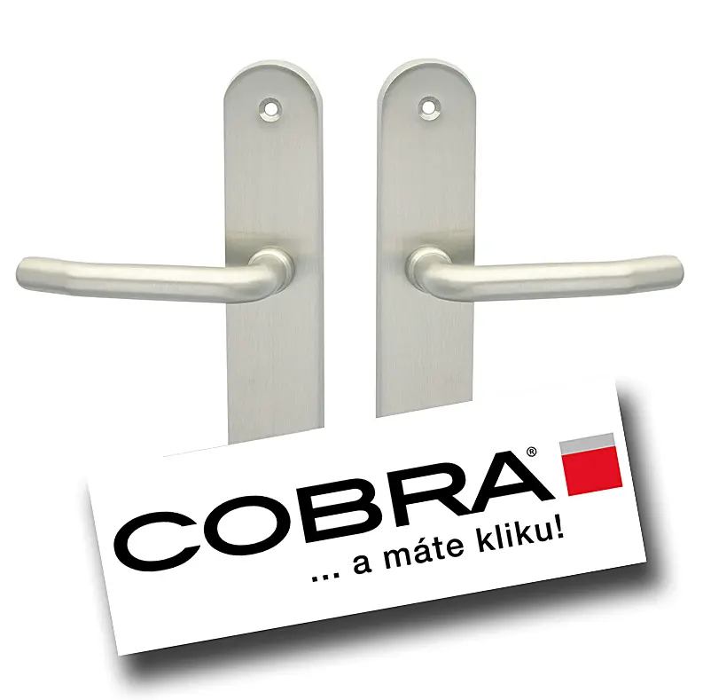 Bezpečnostní kování COBRA TITAN + s překrytím (ONS - nikl matný),