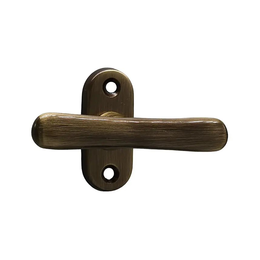 Okenní kování COBRA ELEGANT oliva malá (OFS - bronz česaný), FO okenní oliva, COBRA OFS (bronz česaný)