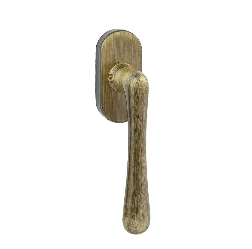 Balkonová klika COBRA ELEGANT (OFS - bronz česaný), DK balkónová klika, COBRA OFS (bronz česaný)
