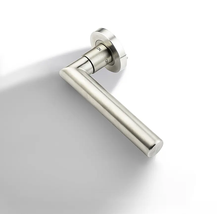 Dveřní kování COBRA VISION-R EASY LOCK (IN - NEREZ), klika-klika, Uzamykání na klice, COBRA IN (nerez)