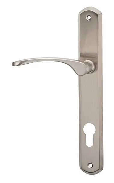 Dveřní kování COBRA LAURA (ONS - nikl matný), klika-klika, Otvor na cylindrickou vložku PZ, COBRA ONS (nikl matný), 90 mm