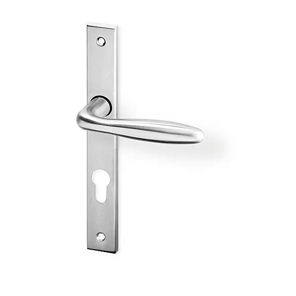 Dveřní kování ACT Cina UŠ (NEREZ), klika-klika, Otvor pro obyčejný klíč BB, AC-T Nerez, 72 mm