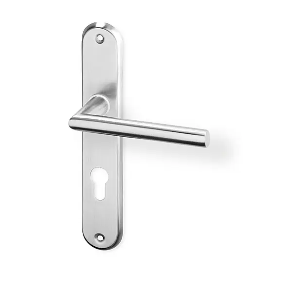 Dveřní kování ACT Dora OV ECO (NEREZ), klika-klika, Otvor pro obyčejný klíč BB, AC-T Nerez, 90 mm