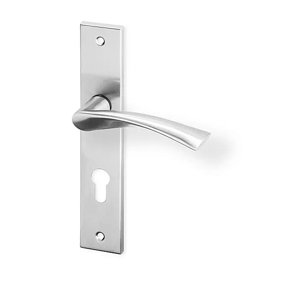 Dveřní kování ACT Eura HR ECO (NEREZ), klika-klika, WC klíč, AC-T Nerez, 72 mm