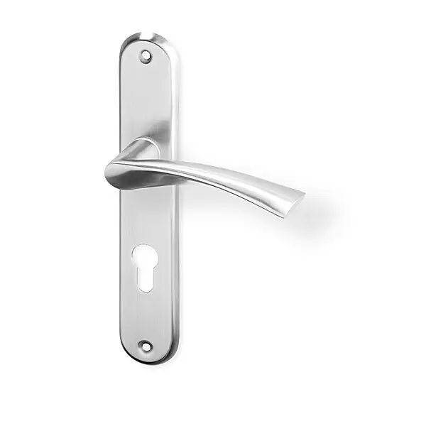 Dveřní kování ACT Eura OV ECO (NEREZ), klika-klika, WC klíč, AC-T Nerez, 90 mm
