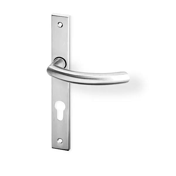 Dveřní kování ACT Gina UŠ (NEREZ), klika-klika, WC klíč, AC-T Nerez, 90 mm