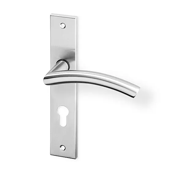 Dveřní kování ACT Pipa HR ECO (NEREZ), klika-klika, WC klíč, AC-T Nerez, 72 mm