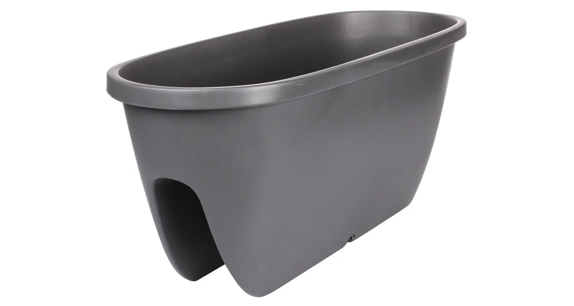 Balconia OVI balkónový květináč antracitová, 60 cm