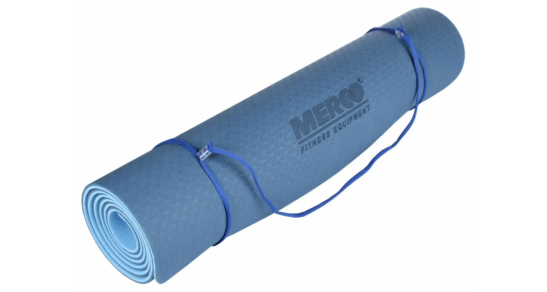 Yoga TPE 6 Double Mat podložka na cvičení modrá-modrá