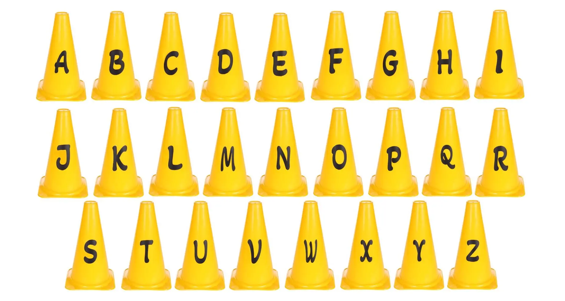 Merco Alphabet Set kužely s písmeny