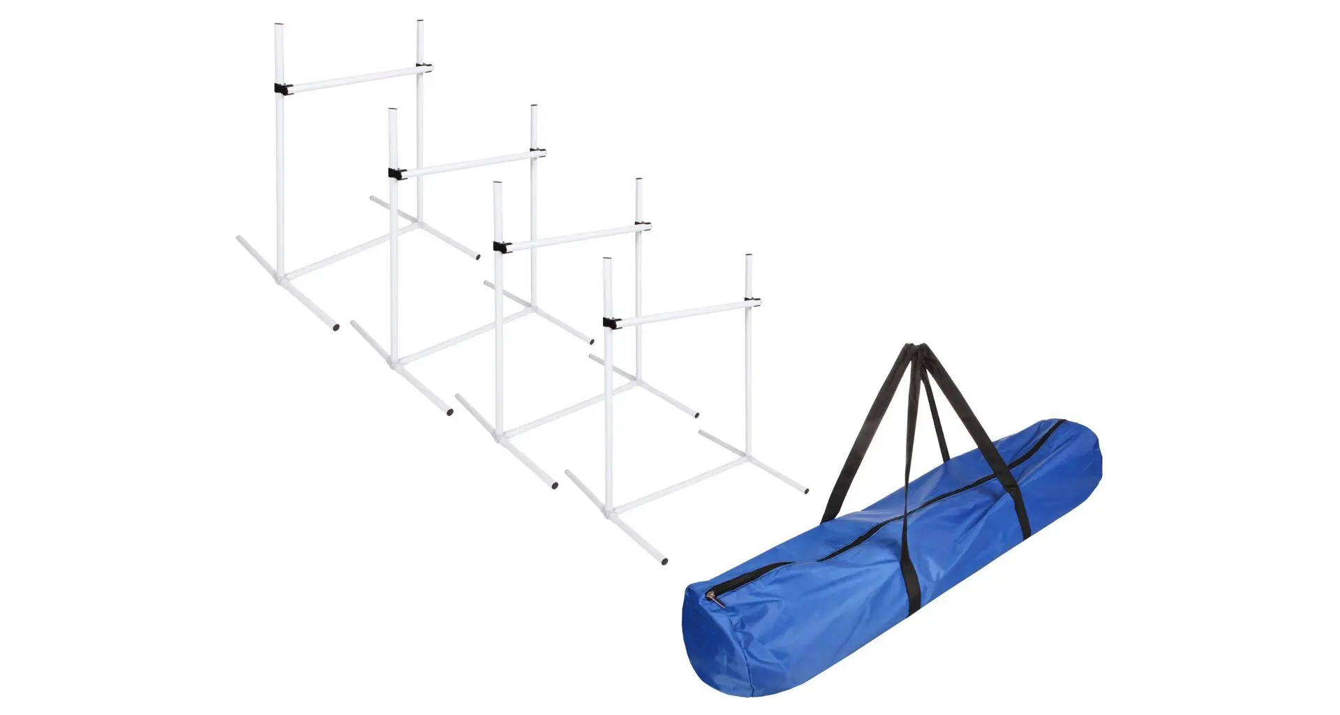 Crossbar Set 4 agility překážky pro psy, 1 sada