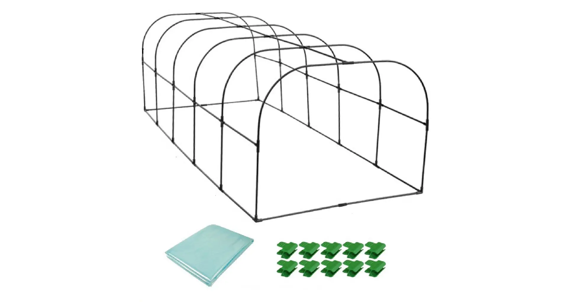Plant Shed 8C konstrukce na ochranu rostlin 250 x 80 x 80 cm, 1 sada