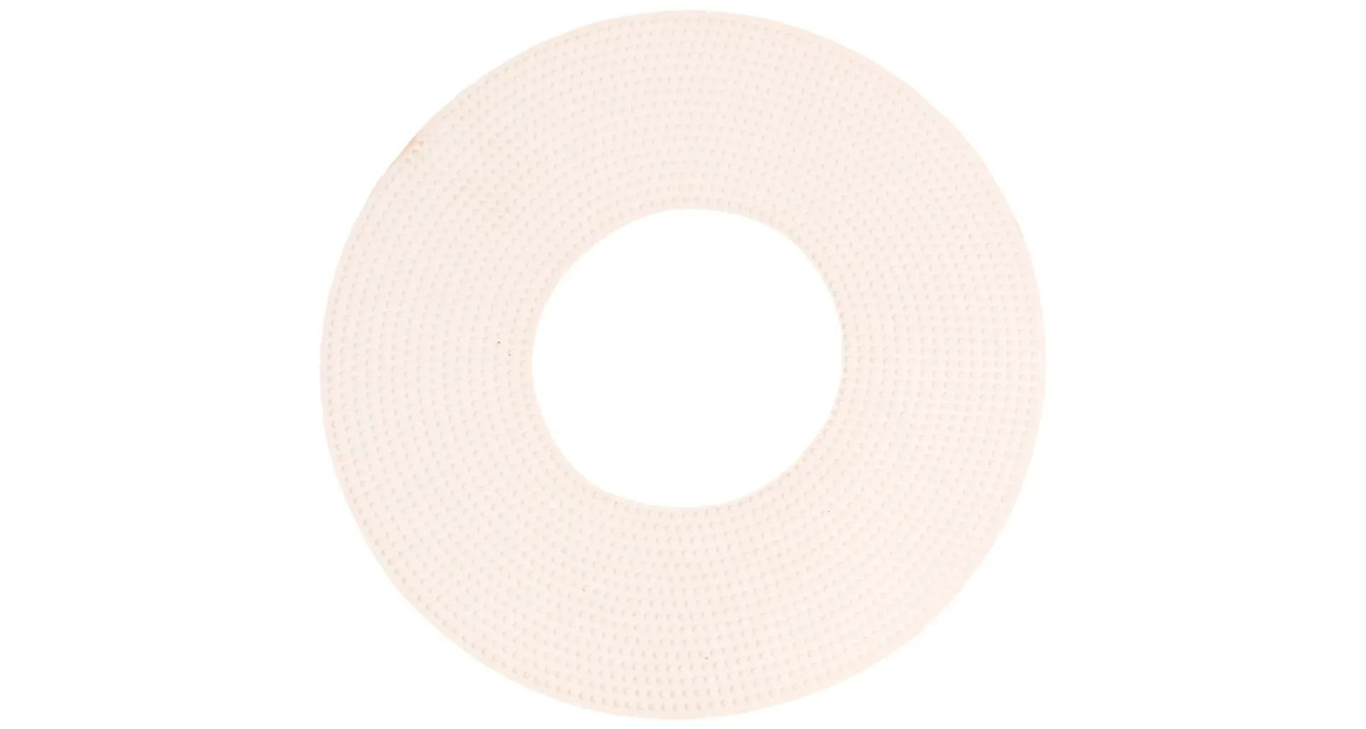 Flat Ring značka na podlahu bílá, 1 ks