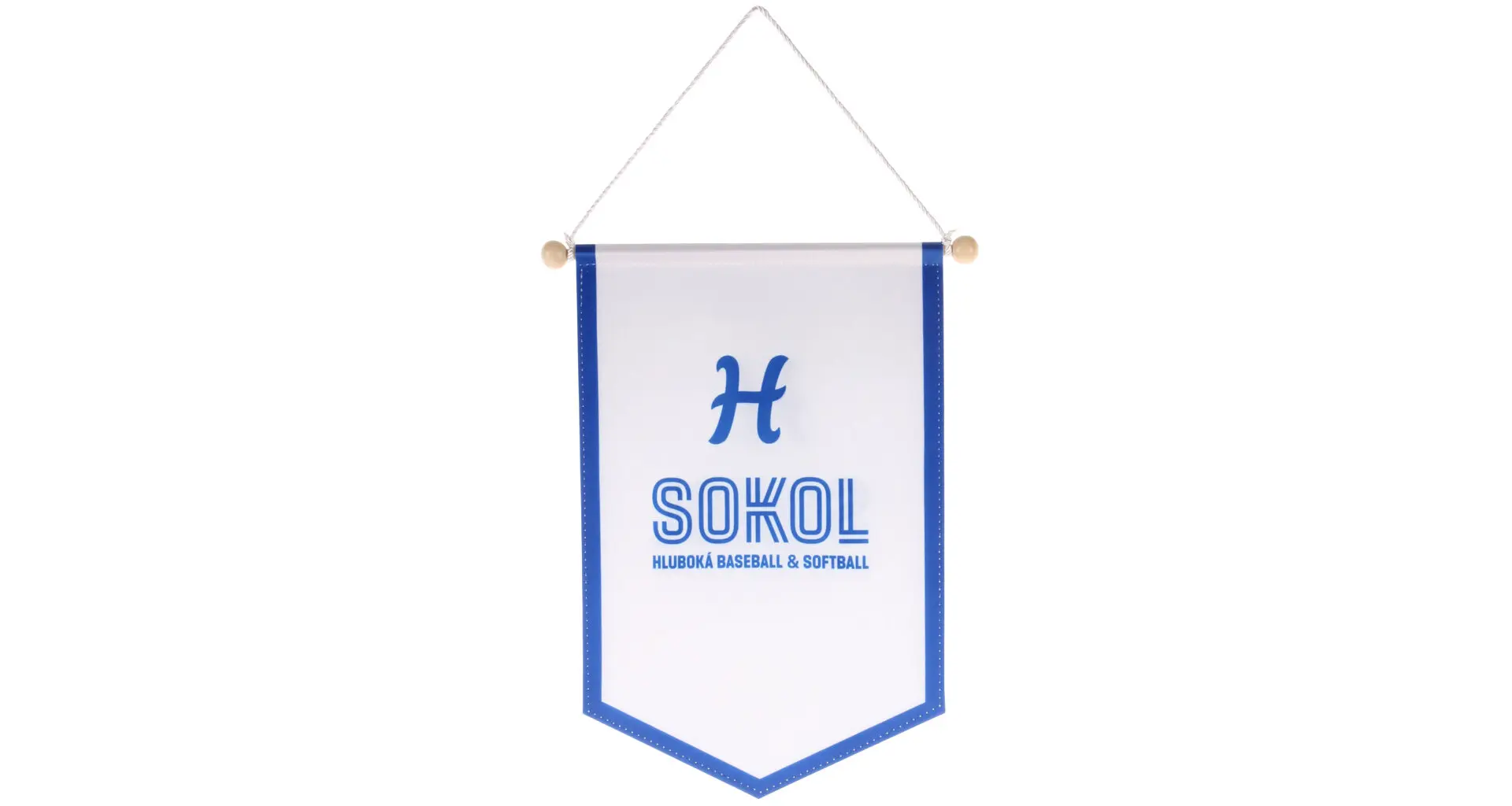 Sokol Hluboká klubová vlaječka, 1 ks