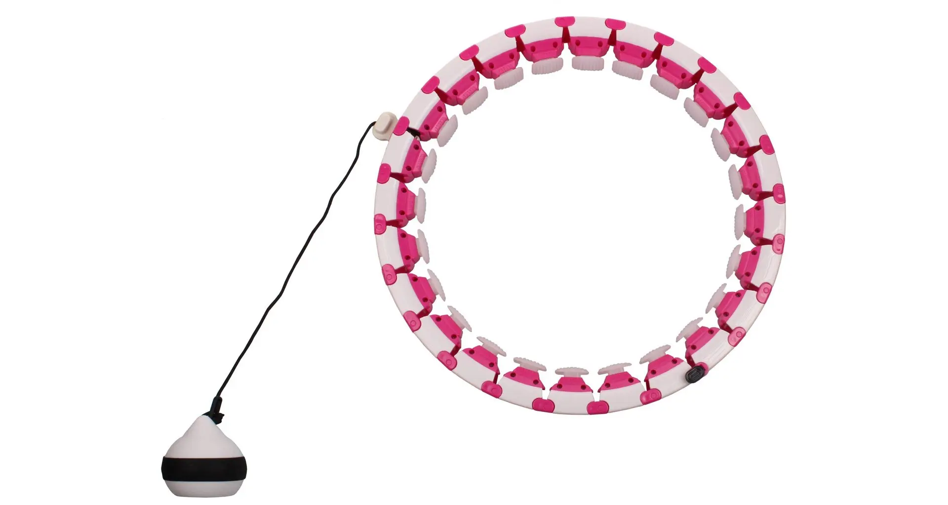 Hula Hoop Smart gymnastická obruč tm. růžová