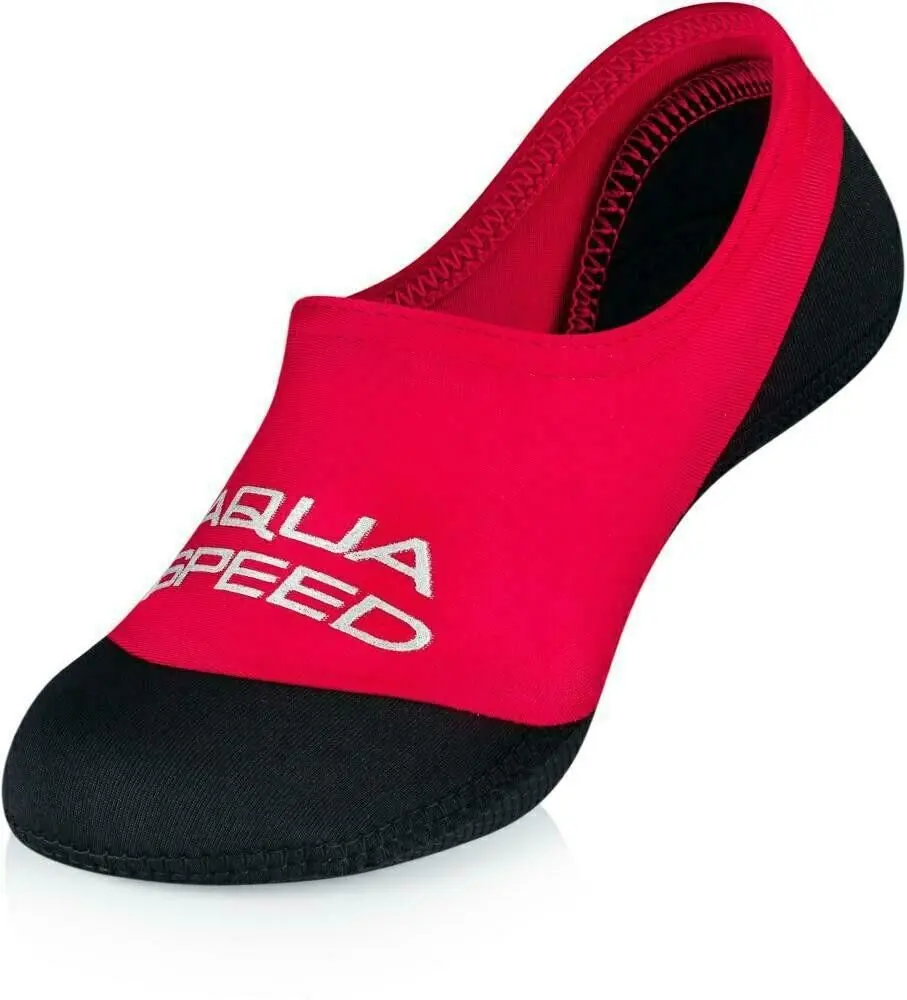 Aqua-Speed Neo dětské neoprenové ponožky červená