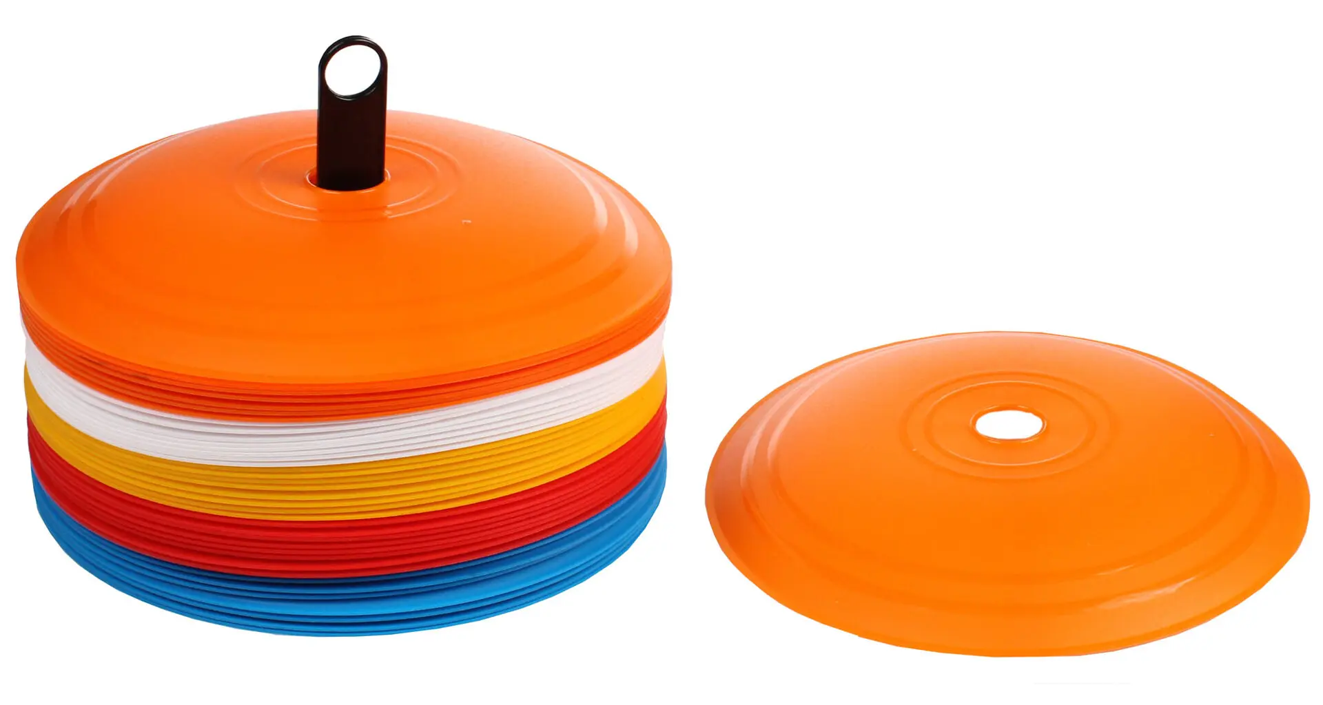 Merco Flat Disc vytyčovací mety sada 5x8 ks mix barev