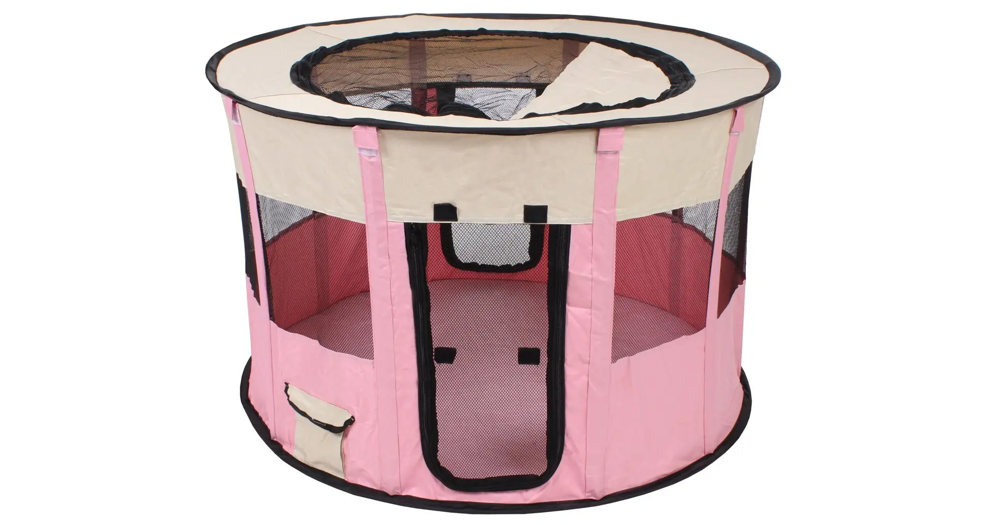Pet Round ohrádka pro psy růžová, 1 ks