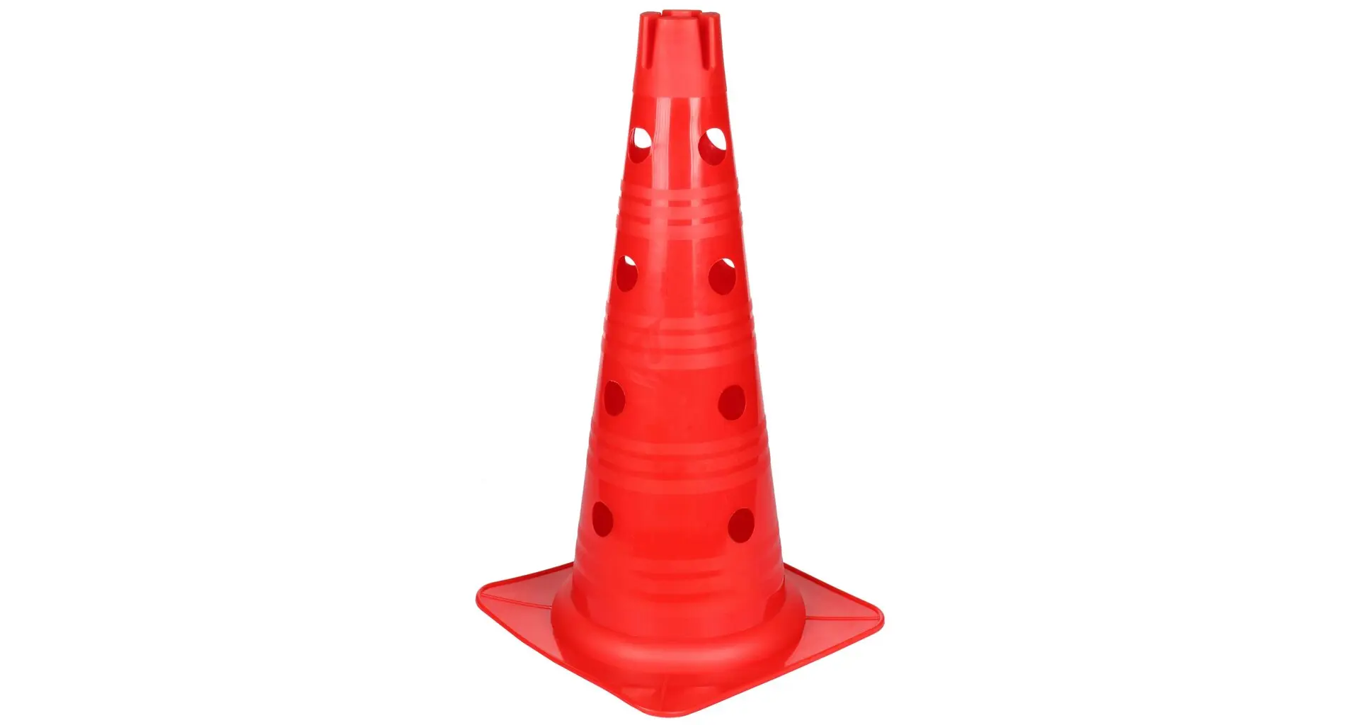 Vario kužel s otvory červená 46 cm, 1 ks