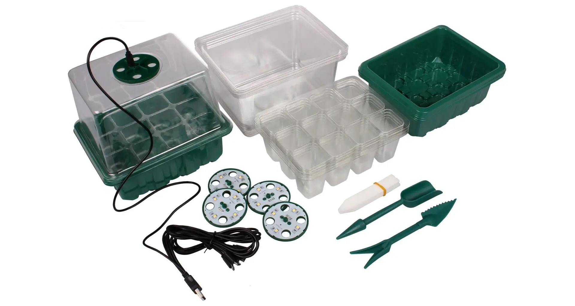 Seedling Pot 12 Light minipařeniště sada 5 ks, 1 balení