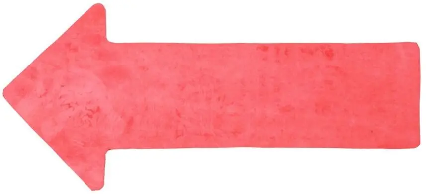 Merco Arrow značka na podlahu červená