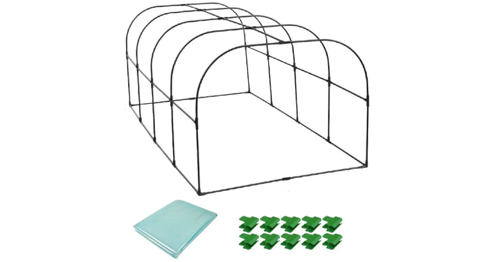 Plant Shed 8B konstrukce na ochranu rostlin 200 x 80 x 80 cm, 1 sada