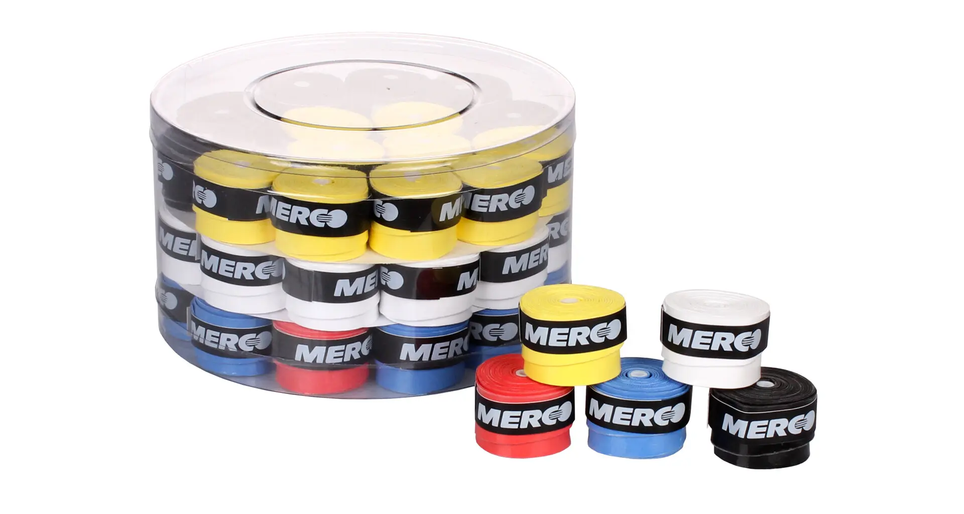Team overgrip omotávka tl. 0,5 mm/ box 50 ks mix barev, box 50 ks