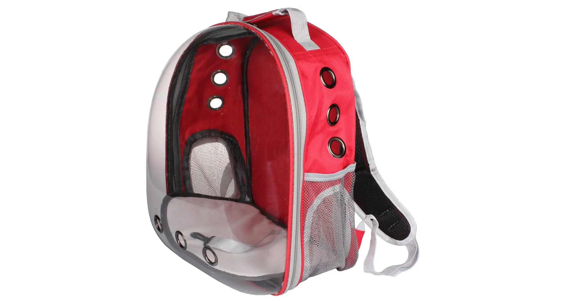 Petbag Transparent batoh na mazlíčky červená, 1 ks