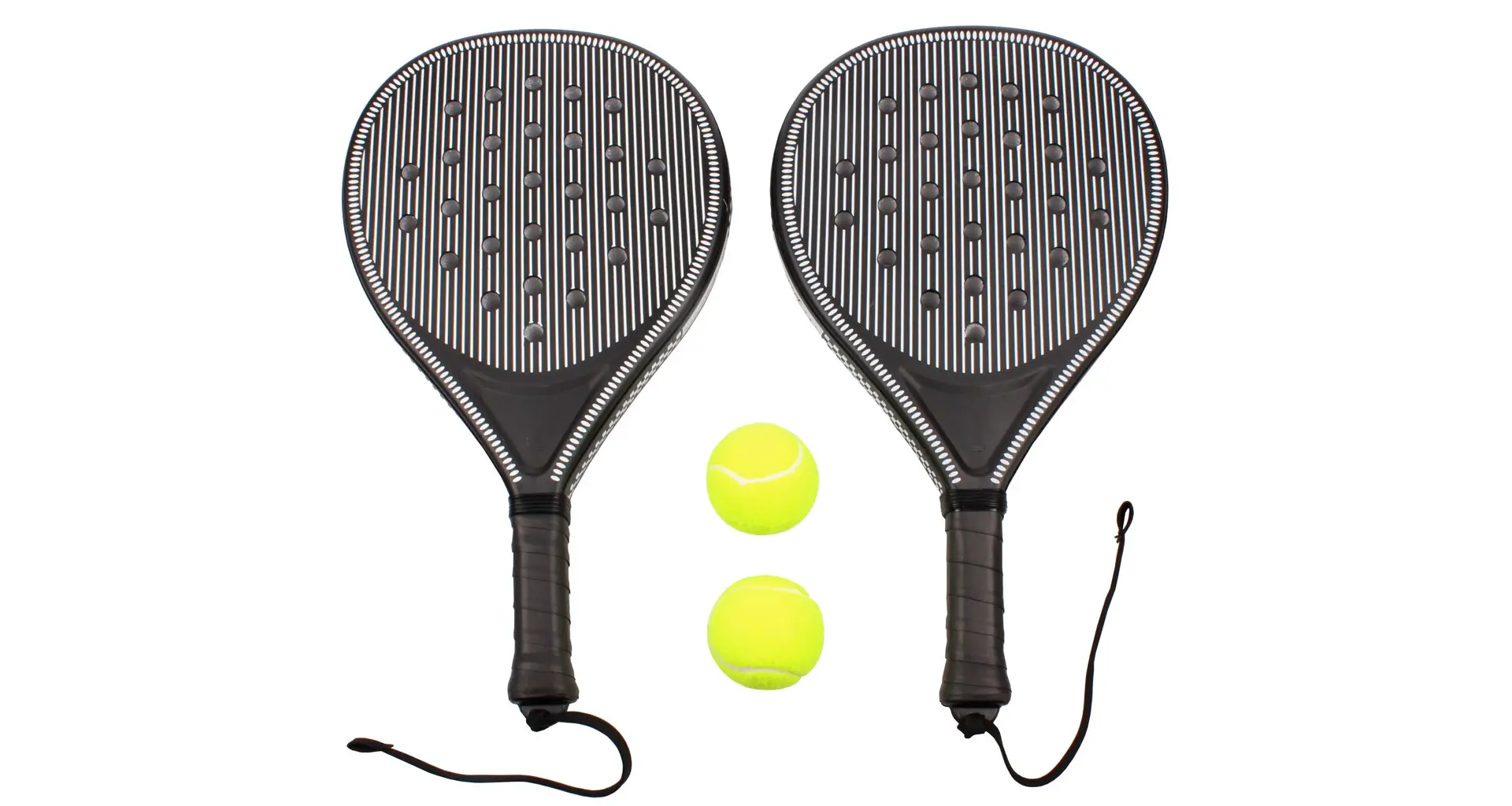 Match Base sada raket na padel s míčky, 1 sada