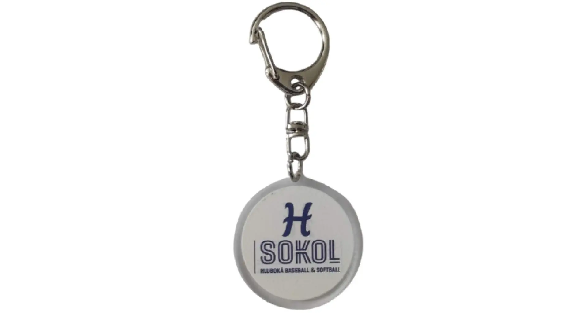 Merco Sokol Hluboká bílo-modrá klíčenka