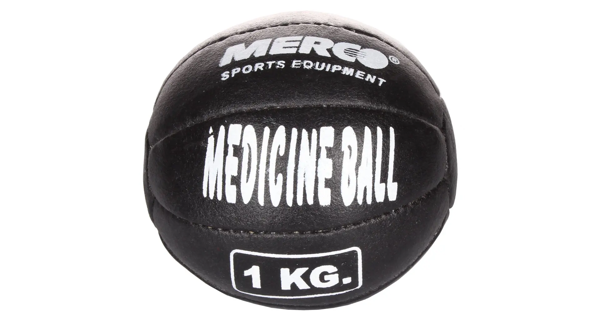 Black Leather kožený medicinální míč, 1 kg