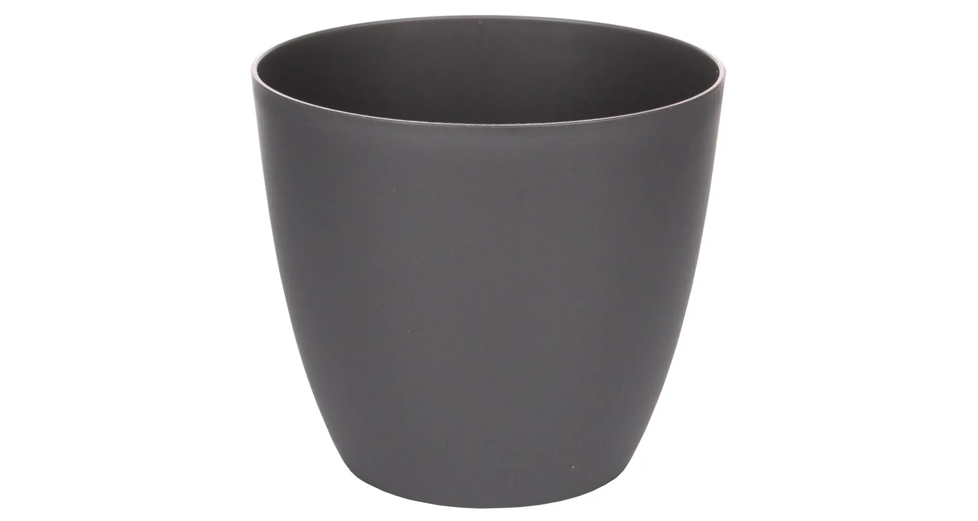 Ella Mat dekorativní květináč antracitová, 9 cm