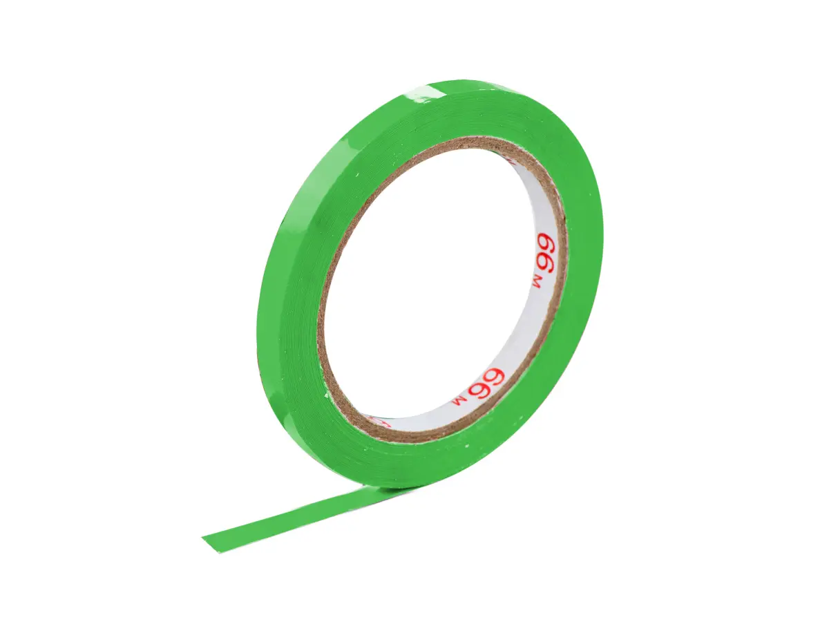 16 ks - Barevná lepící páska PVC 9x66 zelená