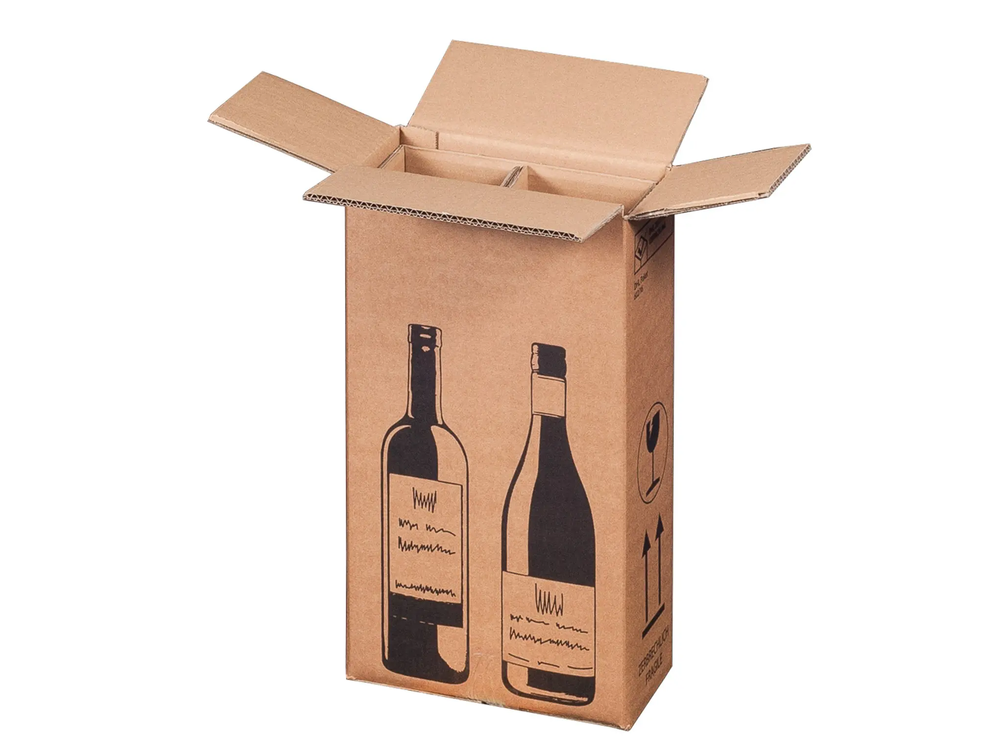 15 ks - Krabice na víno Smart Vinebox, 2 lahve