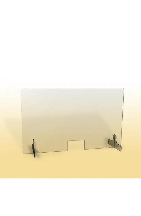 OFFICE PRO ochranné plexi sklo na stůl OC 1000 V s vysokým otvorem