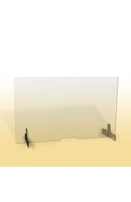 OFFICE PRO ochranné plexi sklo na stůl OC 1500 M s nízkým otvorem