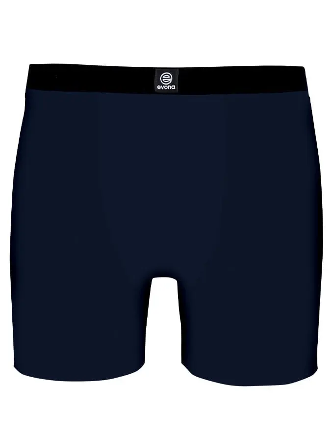 EVONA a.s. Pánské boxerky 1187 bambus 014 tmavě modré - BOXER1187 014