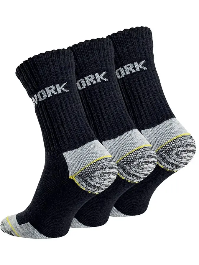 EVONA a.s. 3 PACK pánské termo pracovní ponožky WORK - PON WORKTERM 3 BASS 39-42