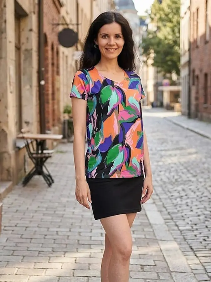 EVONA a.s. Dámské triko MONA 325 - Dámské triko MONA 325 325