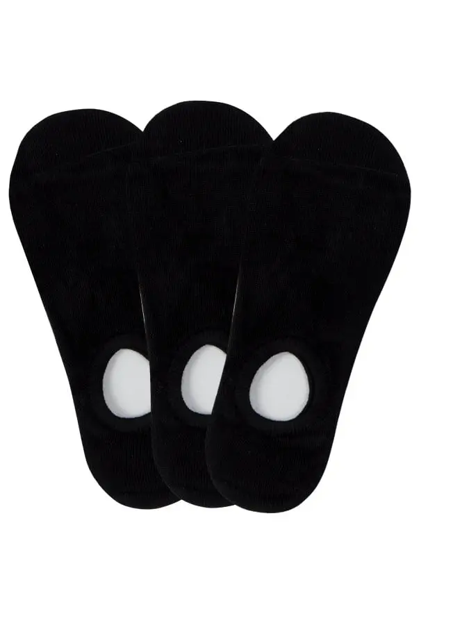 EVONA a.s. 3 PACK nízkých ponožek BOTOŽKY NEW 3 černé - BOTOZKY NEW 3 999
